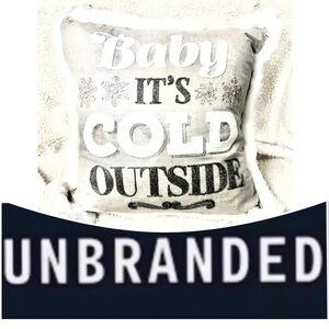 UNBRANDED "Baby IT'S COLD OUTSIDE" Large Pillow Case Cover
